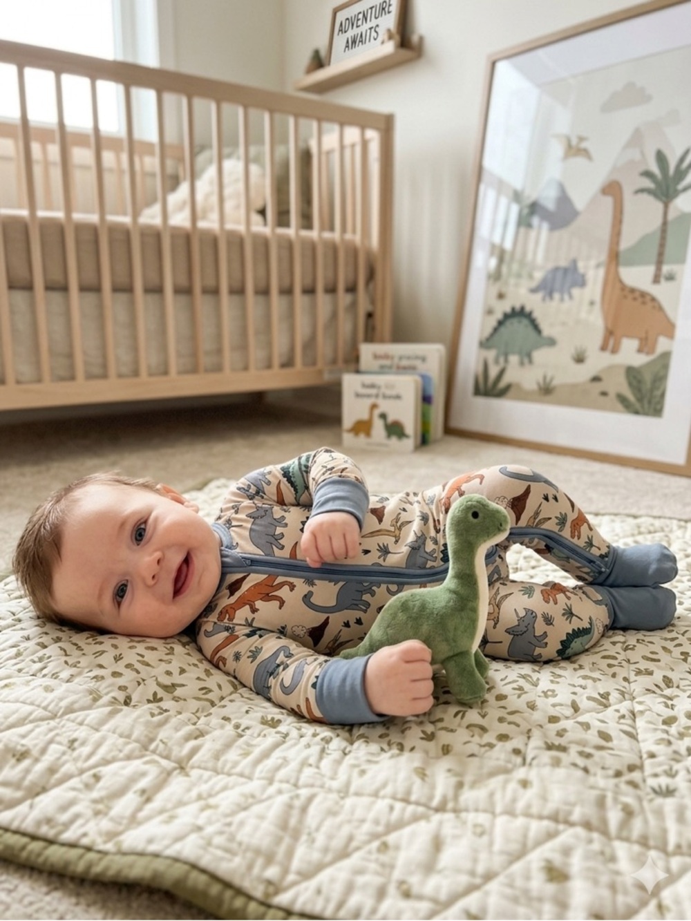 Caden Lane “Dino Dude” Convertible Romper